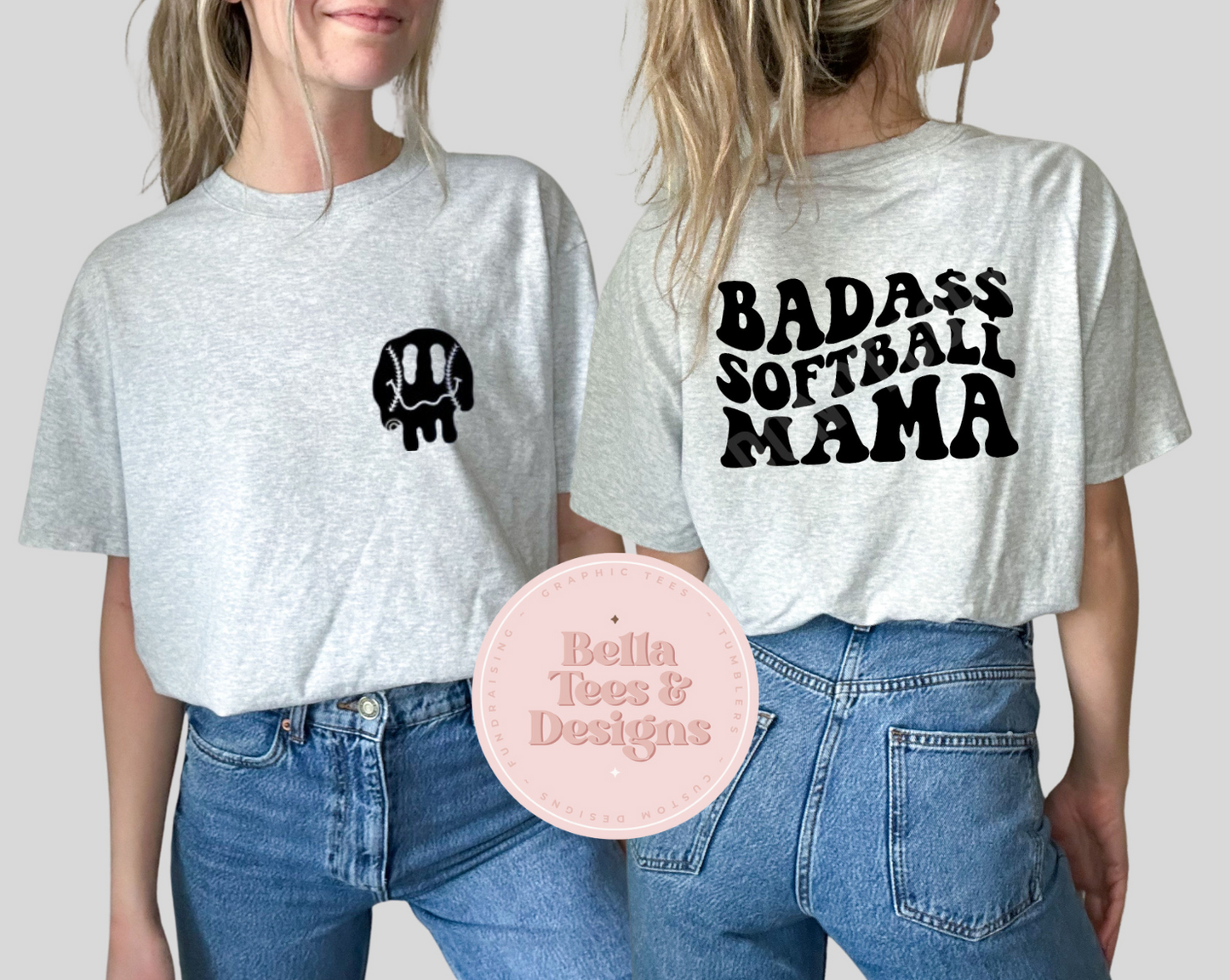 Somebody's Badass Softball Mama T-Shirt