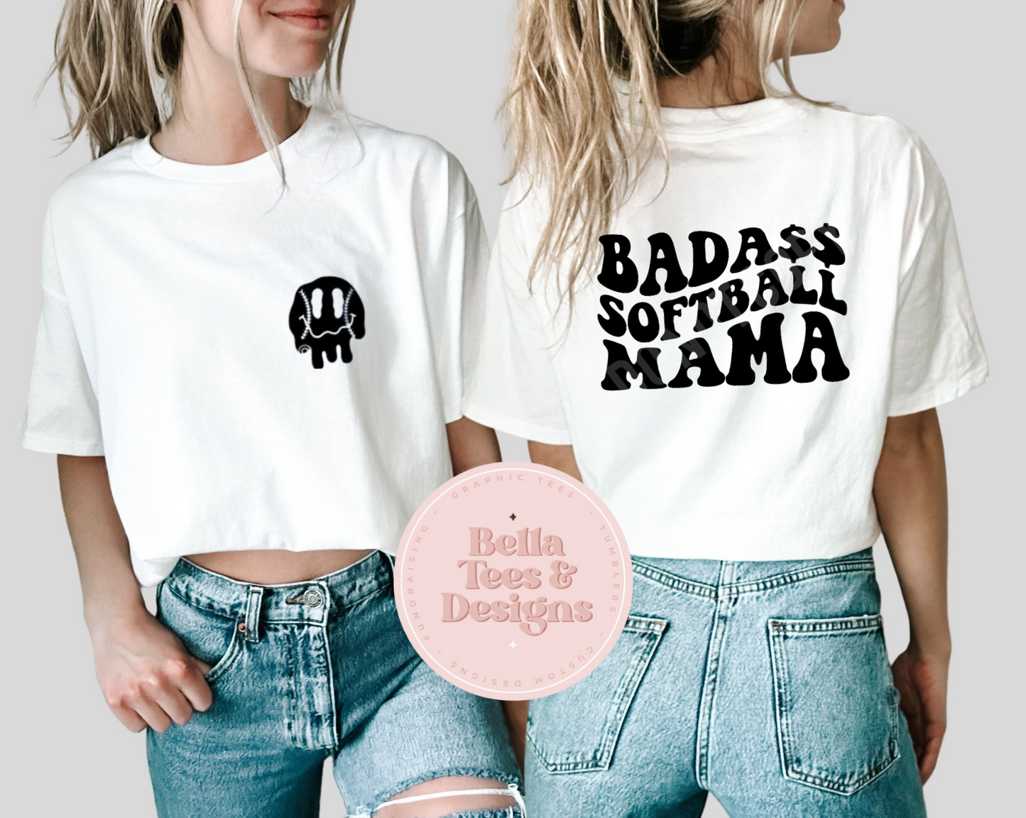 Somebody's Badass Softball Mama T-Shirt