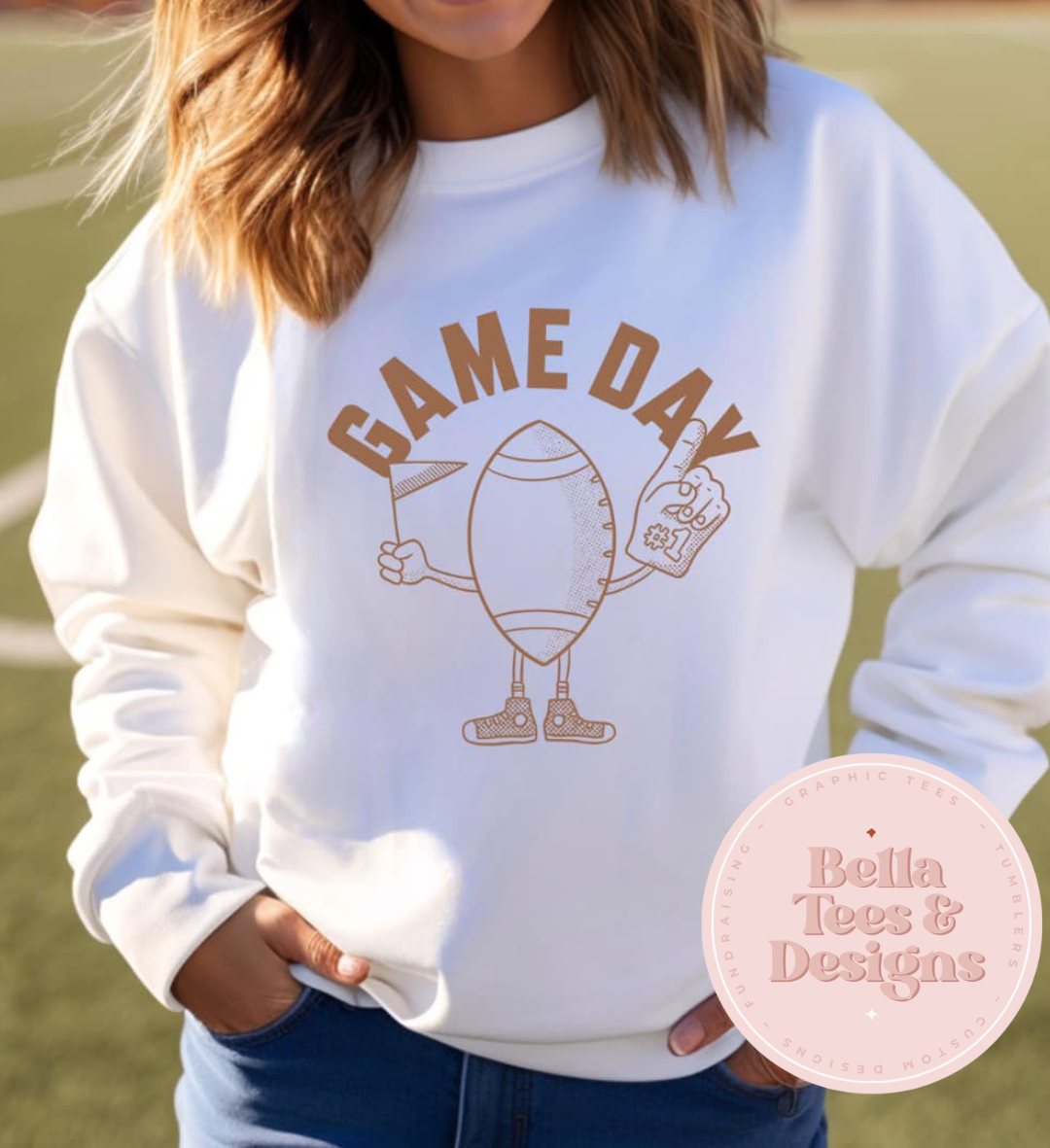 Game Day Football Mascot Sweatshirt