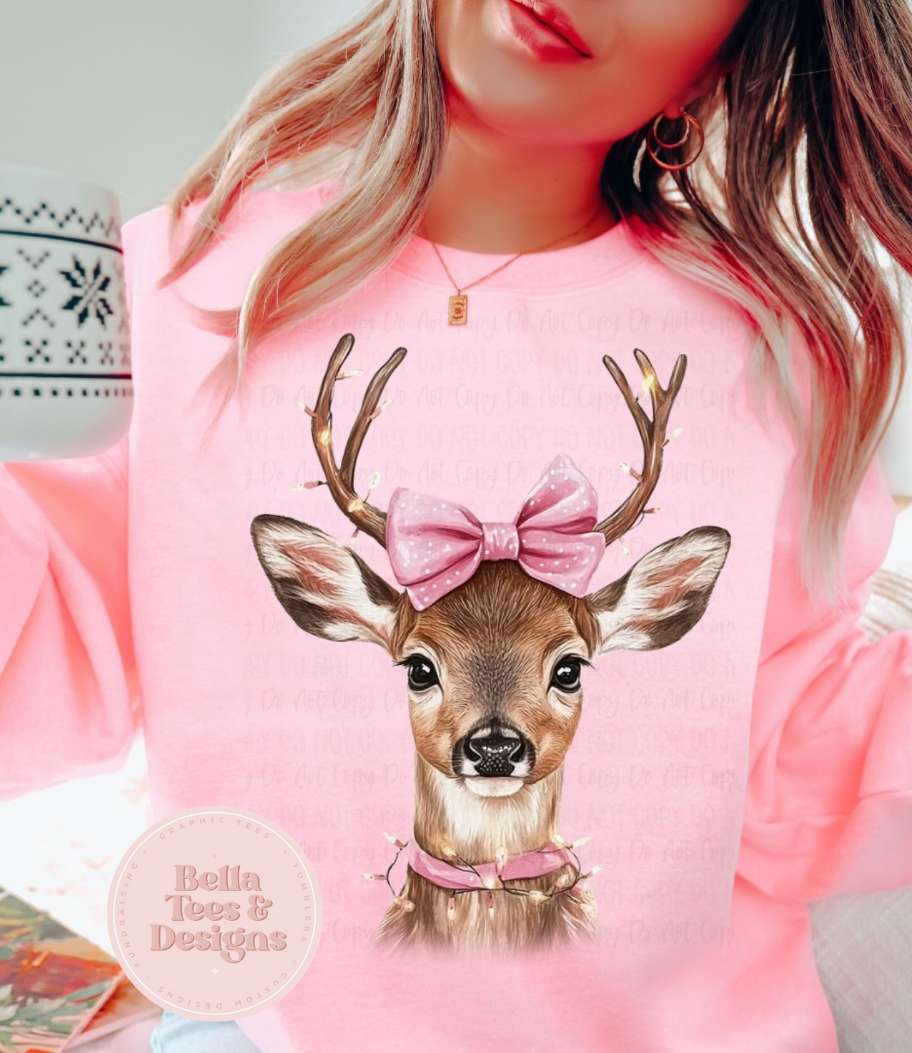 Reindeer Girly Sweatshirt