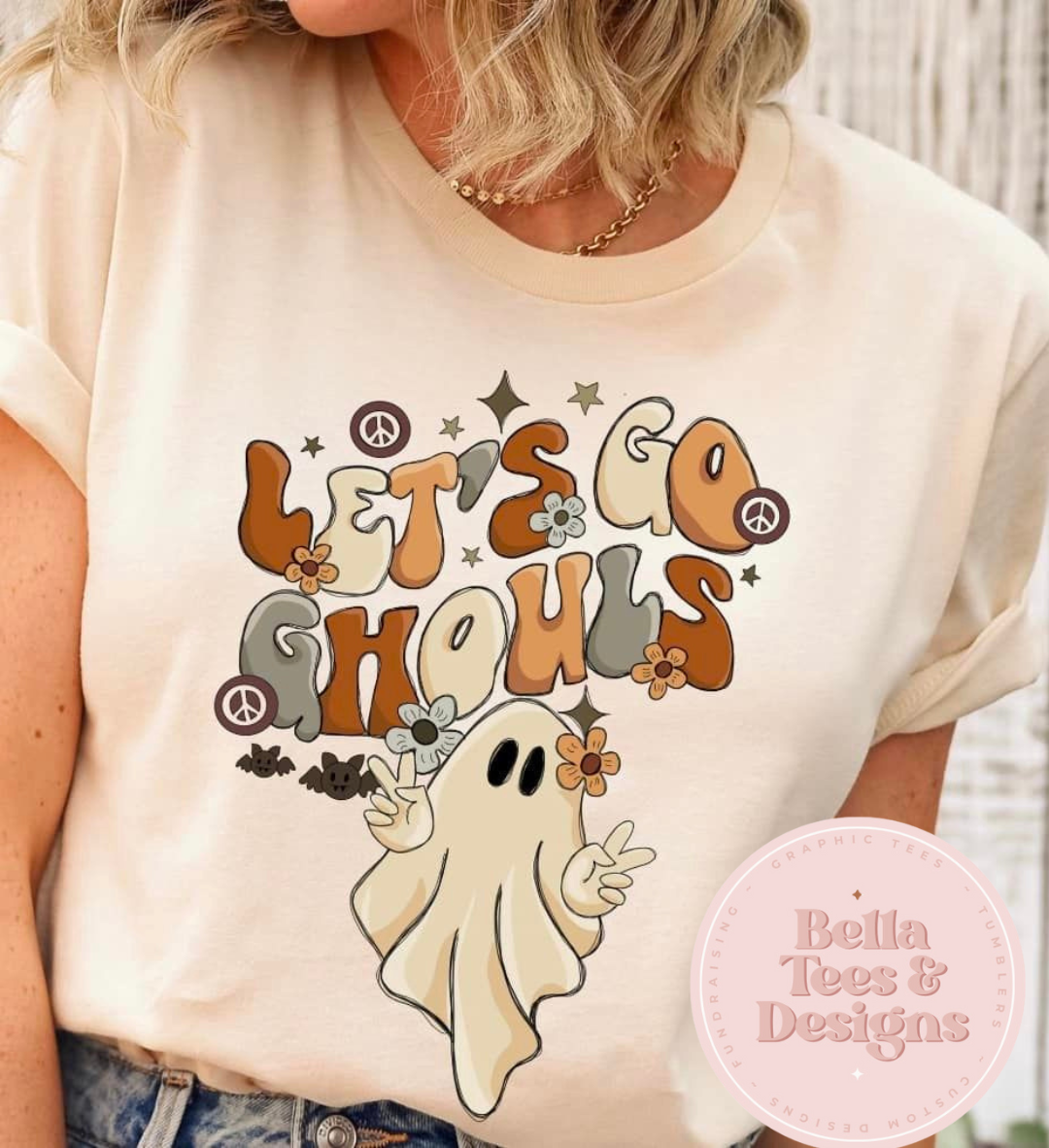 Retro Lets Go Ghouls T-Shirt