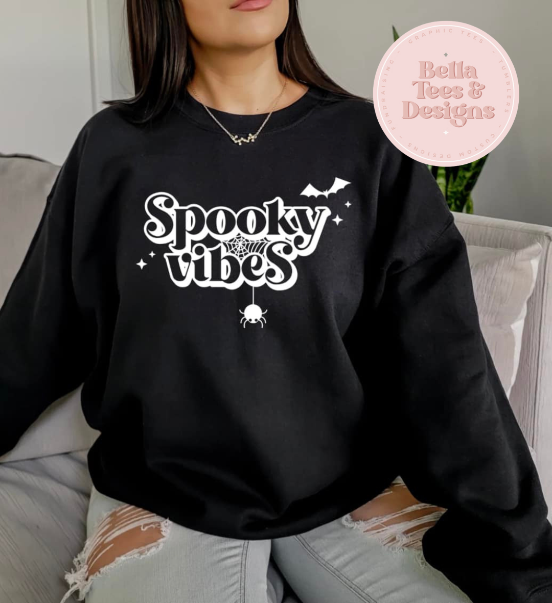 Spooky Vibes Crewneck Sweatshirt