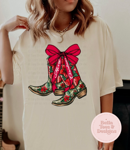 Christmas Boots Tee