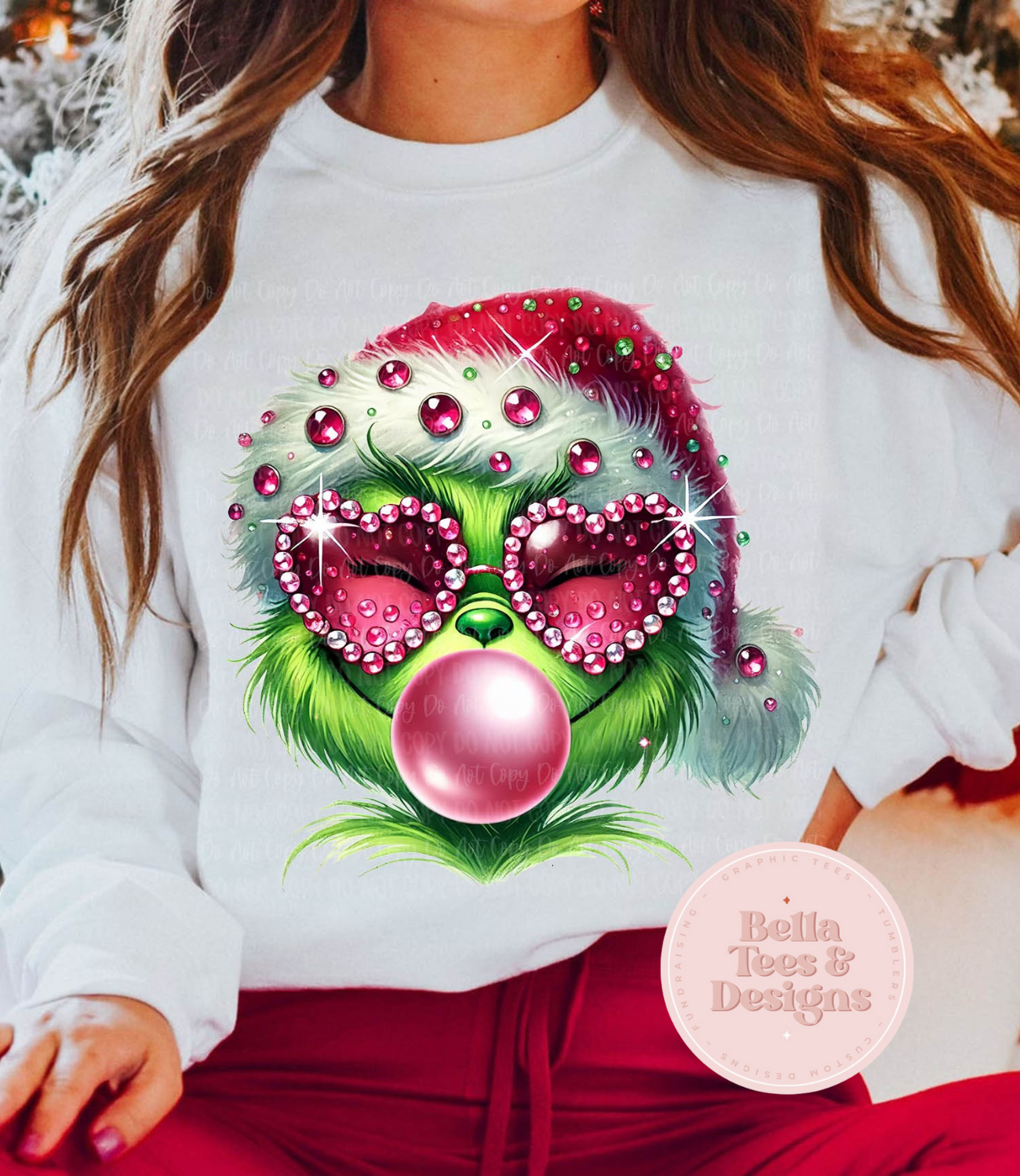 Grinchy Bling Sweatshirt