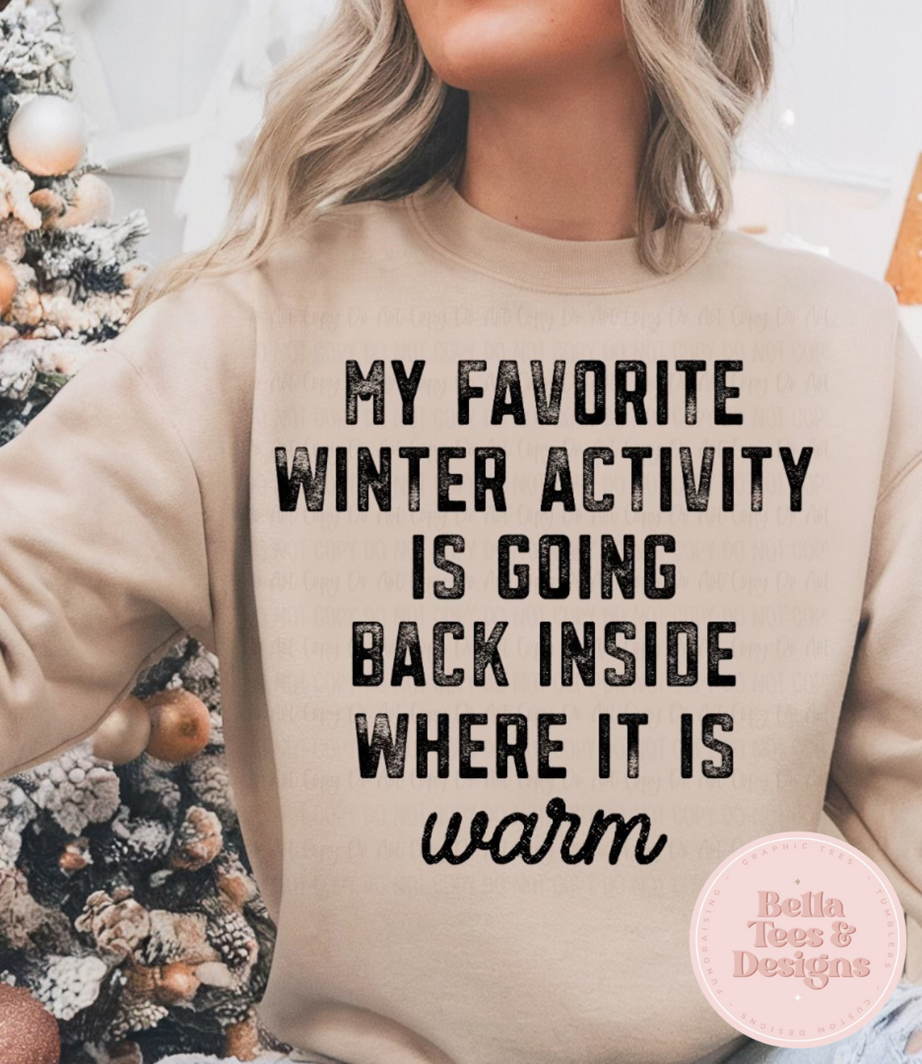 My Favorite Winter Activity Sweatshirt